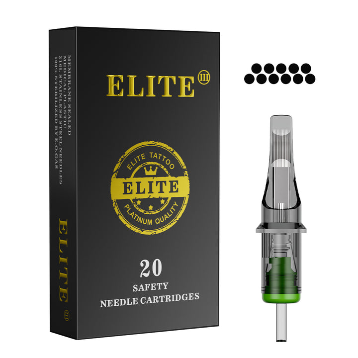 ELITE 3 Tattoo Needle Cartridges - Magnum