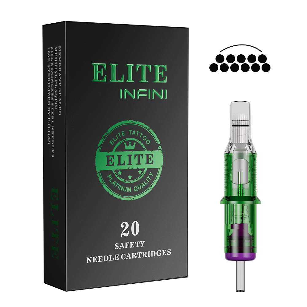 ELITE INFINI Tattoo Needle Cartridges- Round Liner